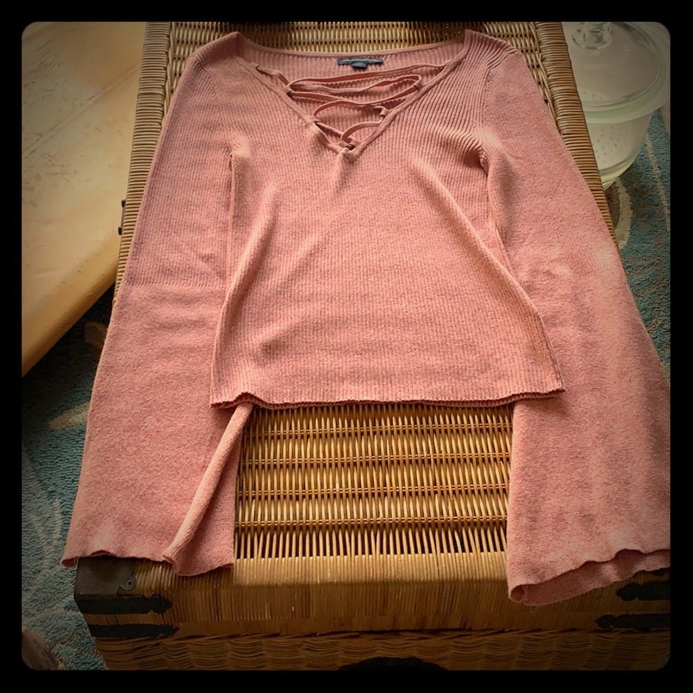Bell sleeved sweater